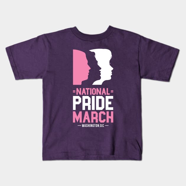 National Pride March Washington | LGBT | Political Trending Kids T-Shirt by AbigailAdams